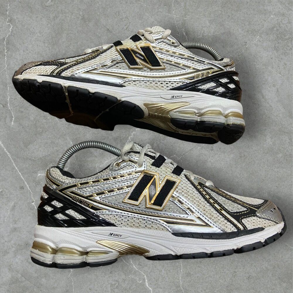 New Balance 1906R White Metallic Gold M1906RA Running Shoes Men's Size 6